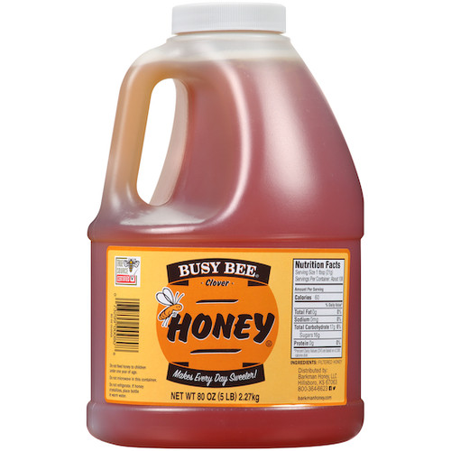 Busy Bee Clover Honey, 80 Ounces - 6 Per Case